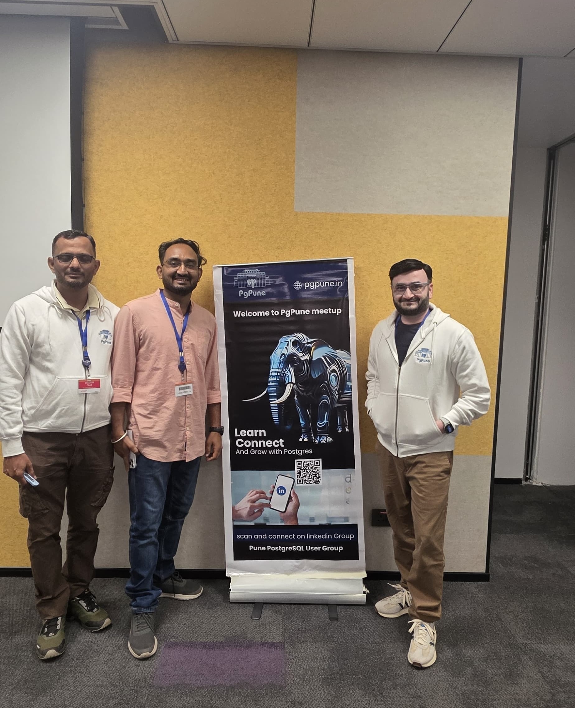 Organizers @ PgPune Event #5